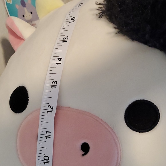 Connor fuzzy cow squishmallow 16in - Picture 7 of 7